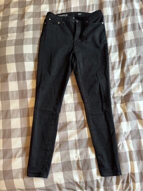 J. Crew Black Skinny Pants size 31T